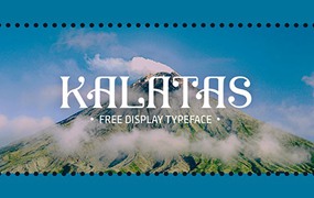 Kalatas复古英文衬线字体
