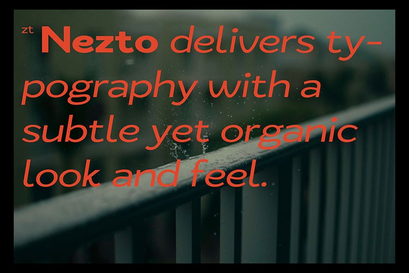 Zt Nezto现代简约英文字体 设计素材 sucaiwan.com