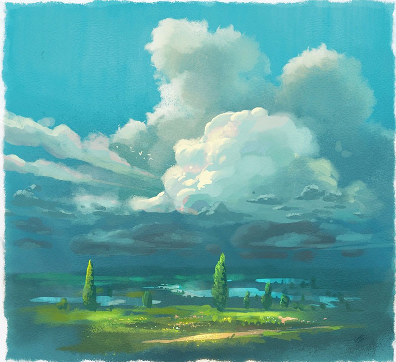 水彩艺术绘画效果Procreate笔刷套装 笔刷资源 sucaiwan.com