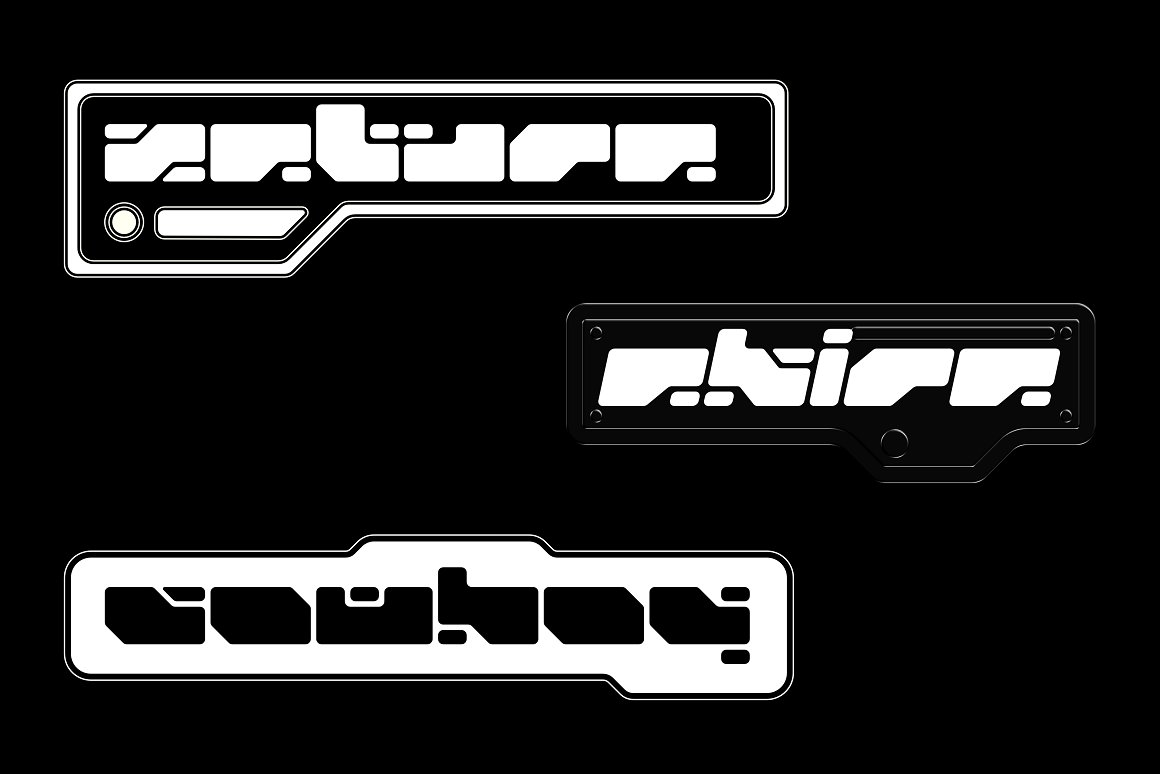 英文字体:未来科幻赛博朋克工业HUD几何Y2K品牌标题英文字体 Vaxen-Rounded Variable Font . 第7张-素材湾丨精选海外优质设计素材资源 英文字体:未来科幻赛博朋克工业HUD几何Y2K品牌标题英文字体 Vaxen-Rounded Variable Font . sucaiwan.com