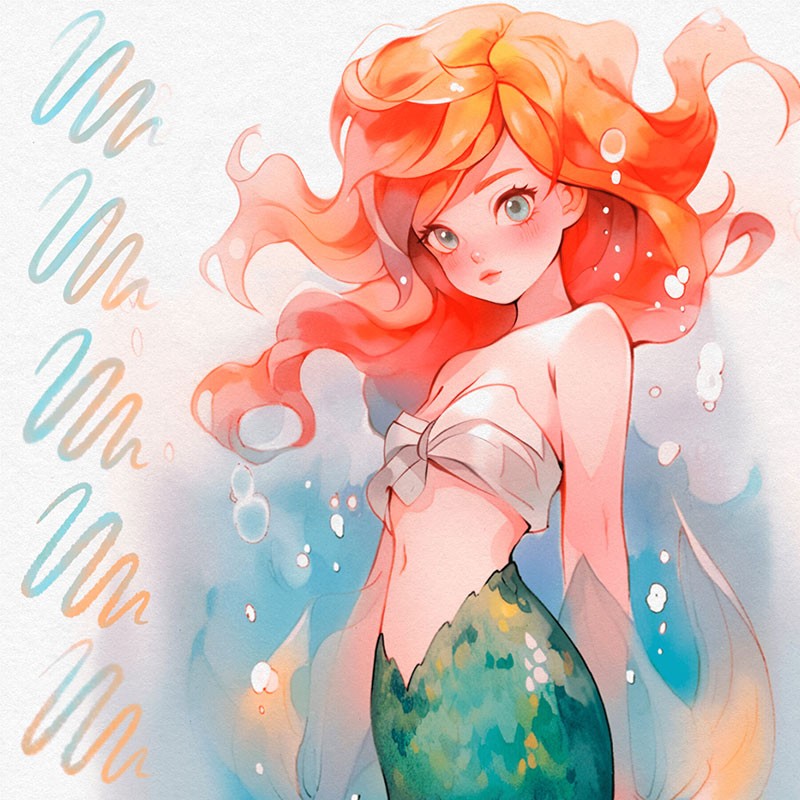 70+Procreate逼真的水彩画笔套装 笔刷资源 sucaiwan.com