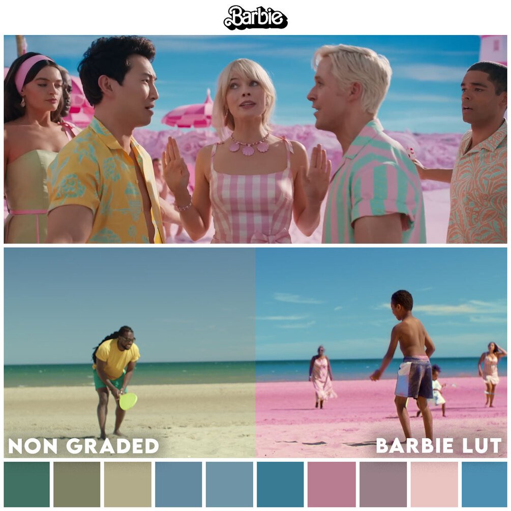 粉色甜心多巴胺芭比粉LUT调色预设 Movie LUTs - Barbie 插件预设 sucaiwan.com