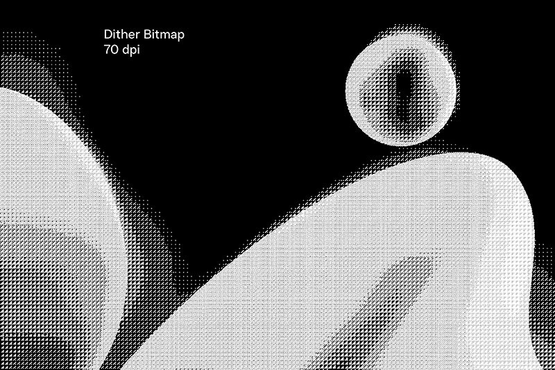 潮流复古位图点阵像素半调颗粒效果PS动作 插件预设 sucaiwan.com