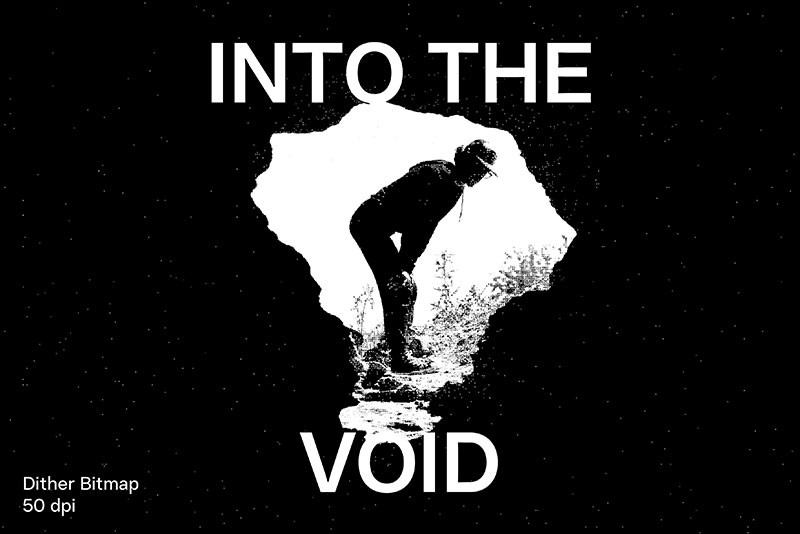 潮流复古位图点阵像素半调颗粒效果PS动作 插件预设 sucaiwan.com