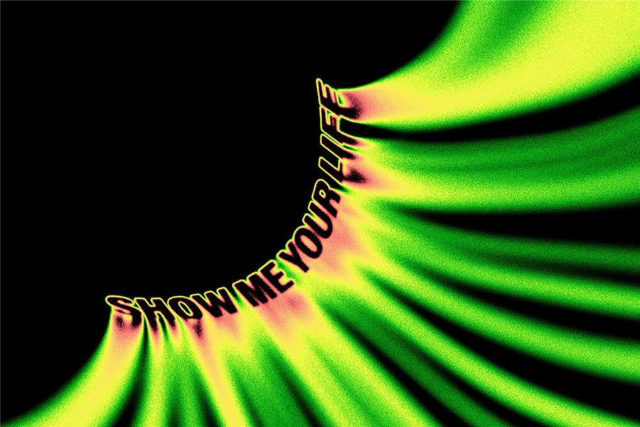 新潮复古迷幻视觉酸性液体艺术音乐海报封面融化文字效果 LIQUID TEXT EFFECTS VOL.2 . sucaiwan.com