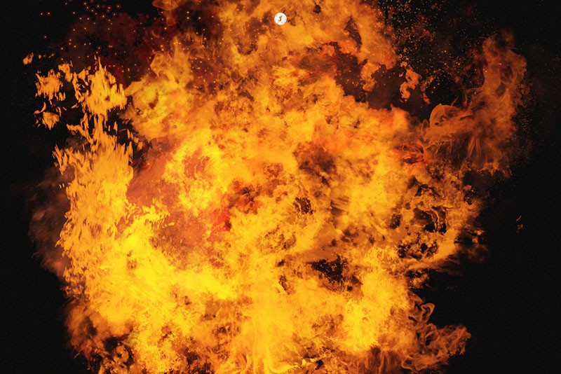 18个火焰烟雾效果Procreate笔刷 笔刷资源 sucaiwan.com