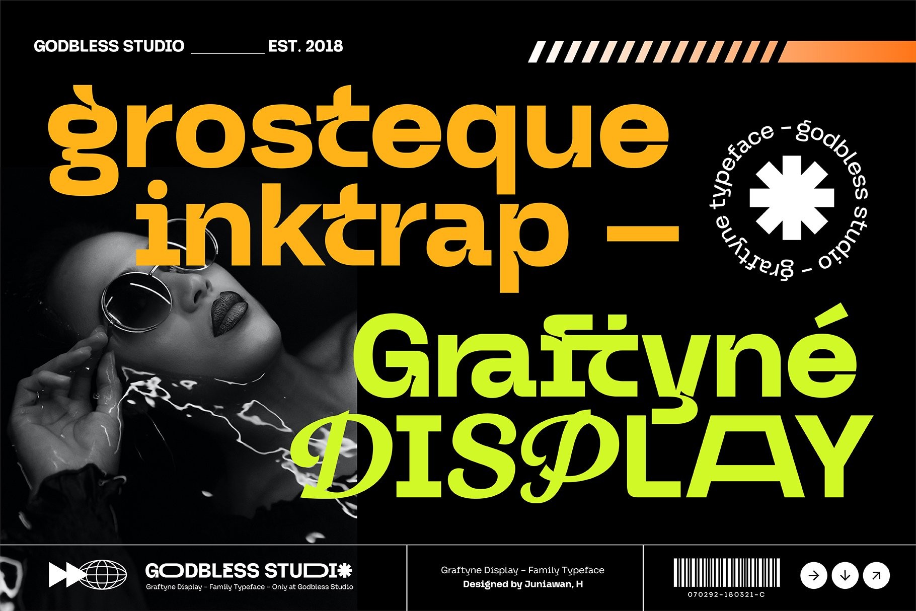 Graftyne现代感可变英文字体 设计素材 sucaiwan.com