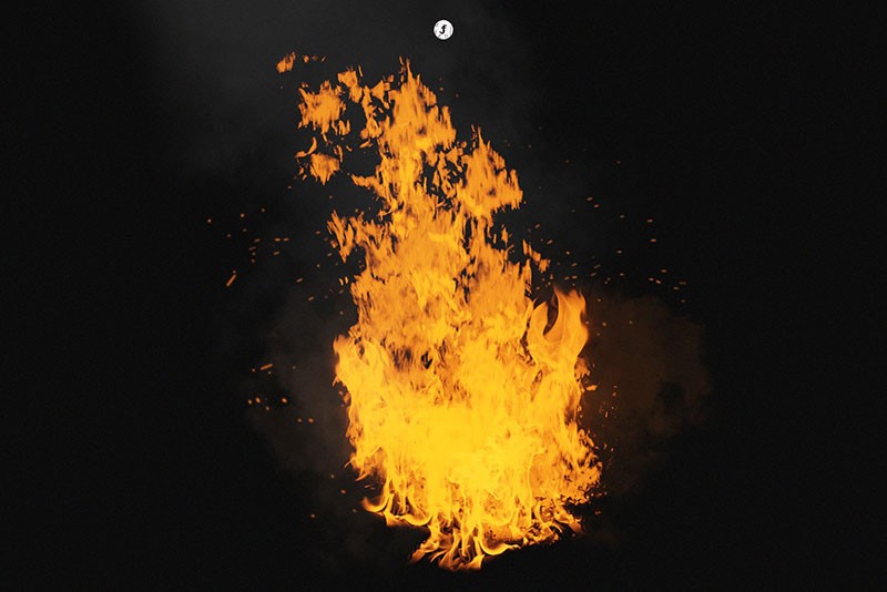 18个火焰烟雾效果Procreate笔刷 笔刷资源 sucaiwan.com