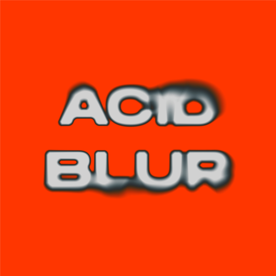 酸性抽象艺术渐变迷幻文本标题PSD特效样机套装 Acid Melting Text Effect . sucaiwan.com