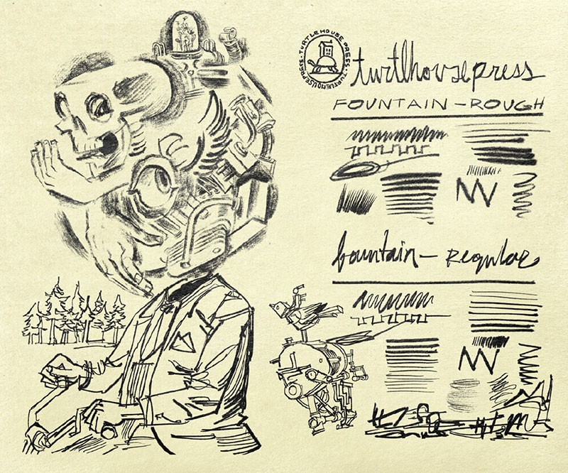 Procreate记号笔涂鸦笔刷套装 笔刷资源 sucaiwan.com