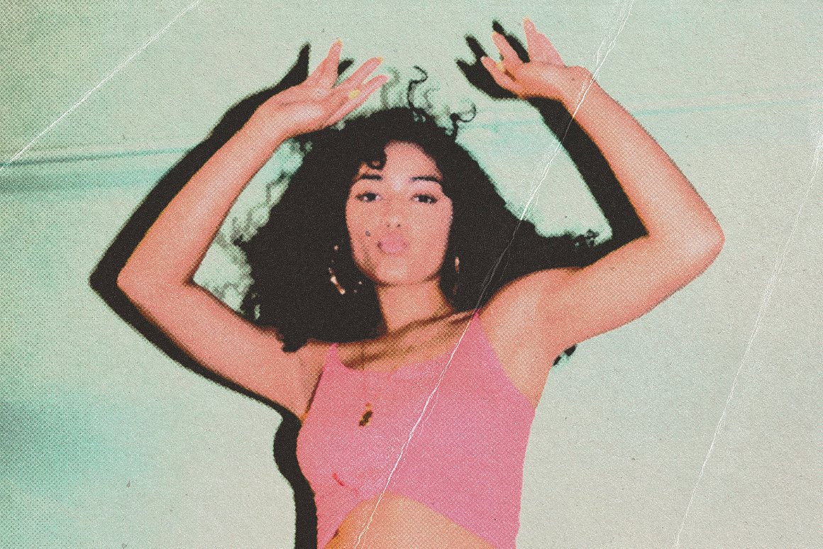 复古做旧折痕半调纹理老式照片效果PS修图特效样机模板 Crumpled Paper Sheets Photo Effect . 第3张-素材湾丨精选海外优质设计素材资源 复古做旧折痕半调纹理老式照片效果PS修图特效样机模板 Crumpled Paper Sheets Photo Effect . sucaiwan.com