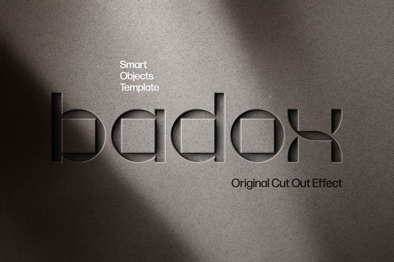 凹凸质感文字效果图层样式PSD 插件预设 sucaiwan.com