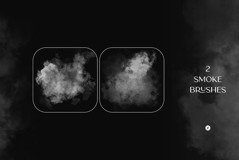 18个火焰烟雾效果Procreate笔刷 笔刷资源 sucaiwan.com