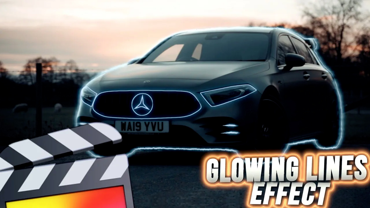 FCPX插件：炫酷蒙版文字图像边缘外框发光线条效果 Ryan Nangle – Mask Glow Effect 插件预设 sucaiwan.com