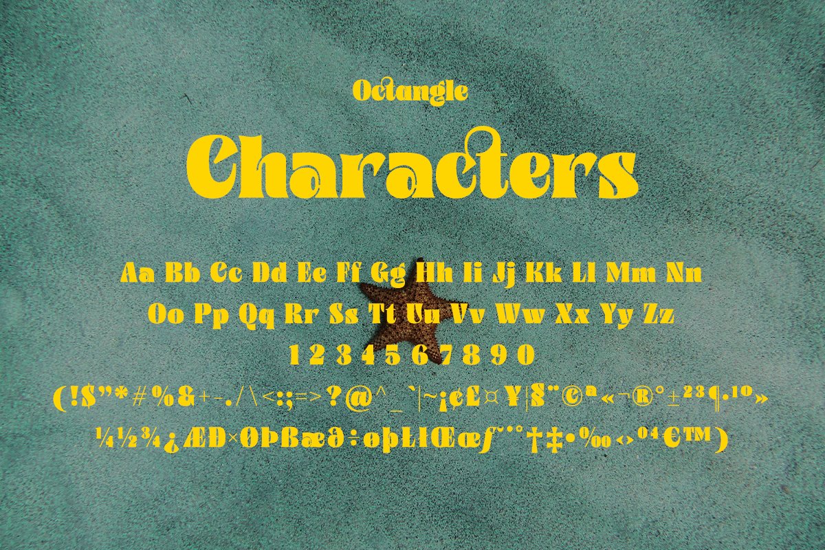 英文字体:60年代复古经典Y2K风书籍杂志服装标题LOGO设计英文字体包 Octangle - Retro Y2K Typeface 设计素材 第11张-素材湾丨精选海外优质设计素材资源 英文字体:60年代复古经典Y2K风书籍杂志服装标题LOGO设计英文字体包 Octangle - Retro Y2K Typeface 设计素材 sucaiwan.com