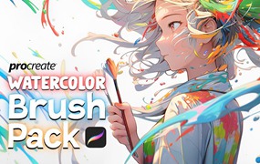 Procreate动漫水彩画笔