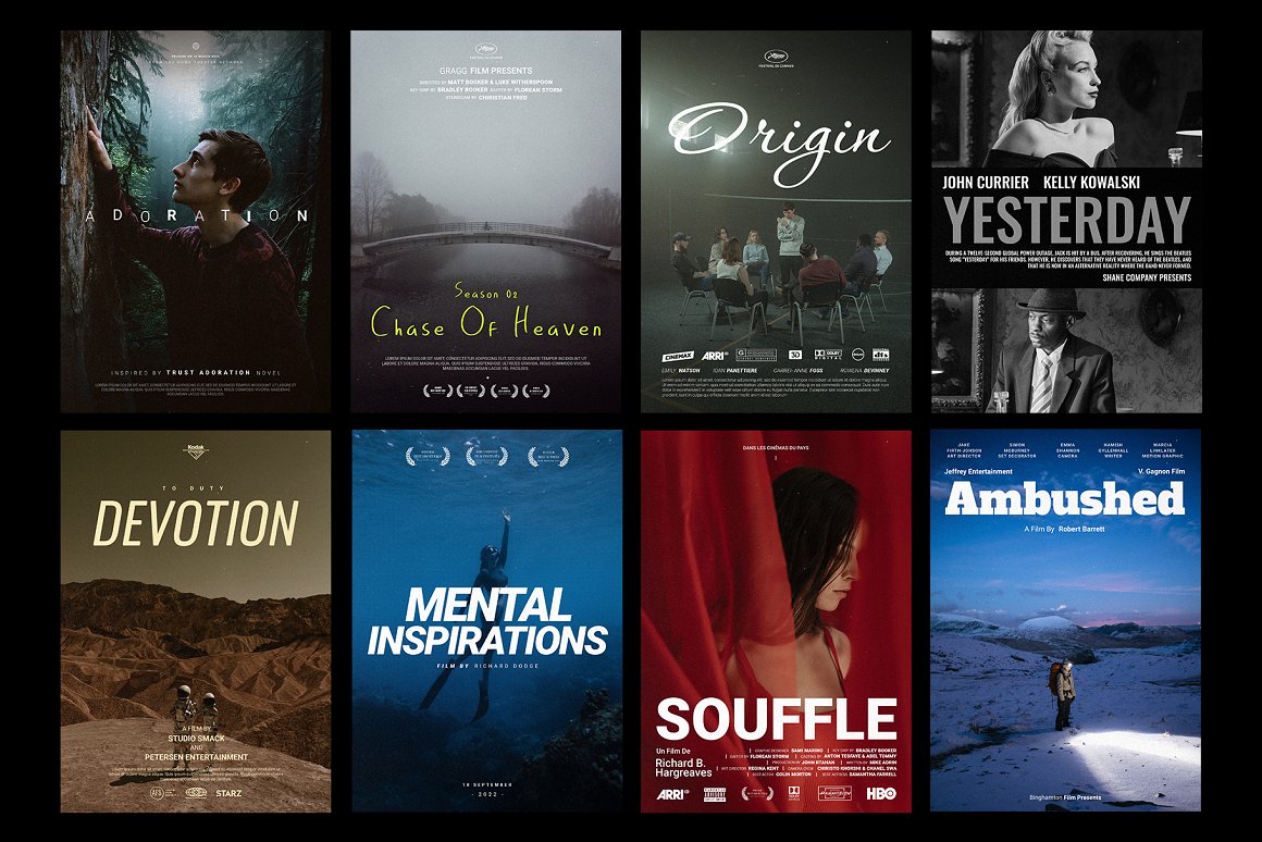 40个优雅电影美学史诗级封面演员表小红书竖屏海报标题PSD模板 Pixflow Movie Posters Vol.1 设计素材 第5张-素材湾丨精选海外优质设计素材资源 40个优雅电影美学史诗级封面演员表小红书竖屏海报标题PSD模板 Pixflow Movie Posters Vol.1 设计素材 sucaiwan.com