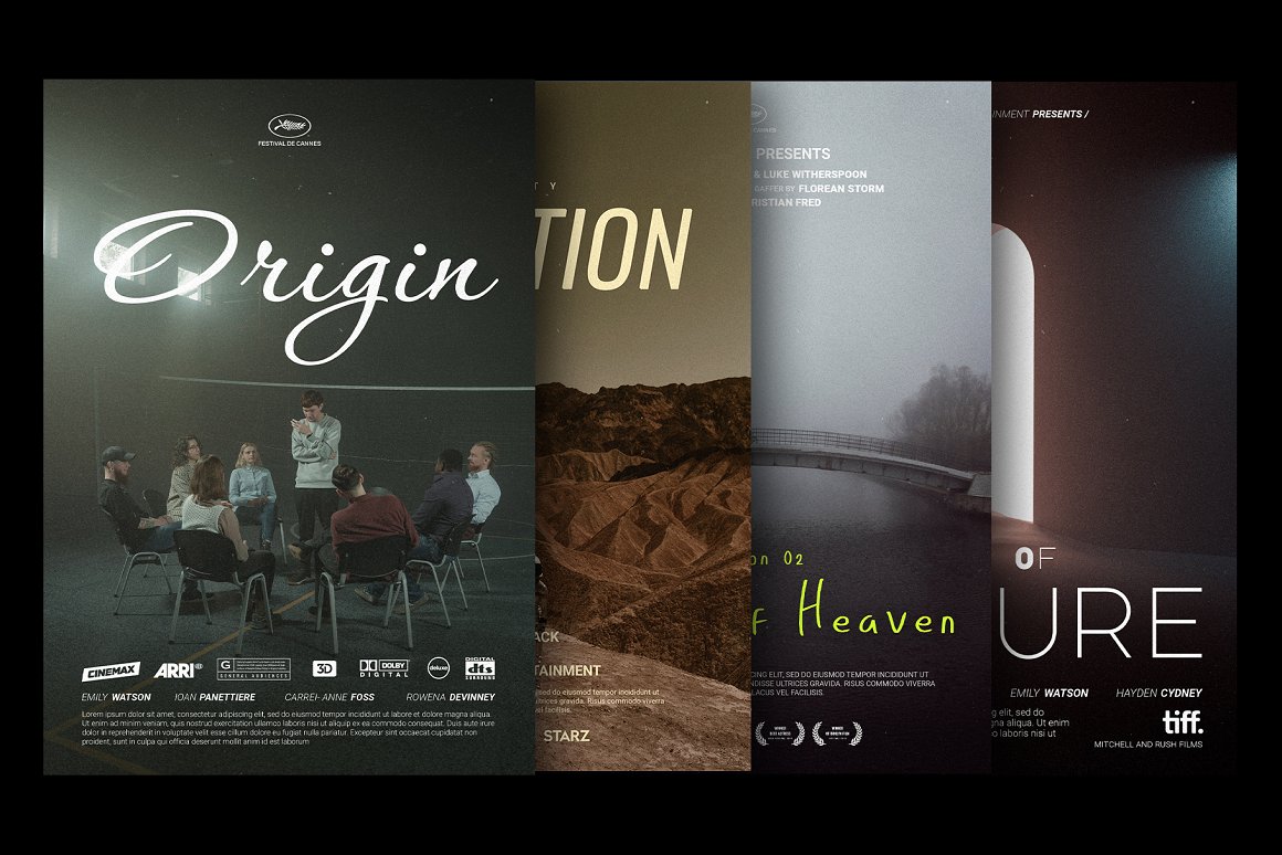 40个优雅电影美学史诗级封面演员表小红书竖屏海报标题PSD模板 Pixflow Movie Posters Vol.1 设计素材 第9张-素材湾丨精选海外优质设计素材资源 40个优雅电影美学史诗级封面演员表小红书竖屏海报标题PSD模板 Pixflow Movie Posters Vol.1 设计素材 sucaiwan.com