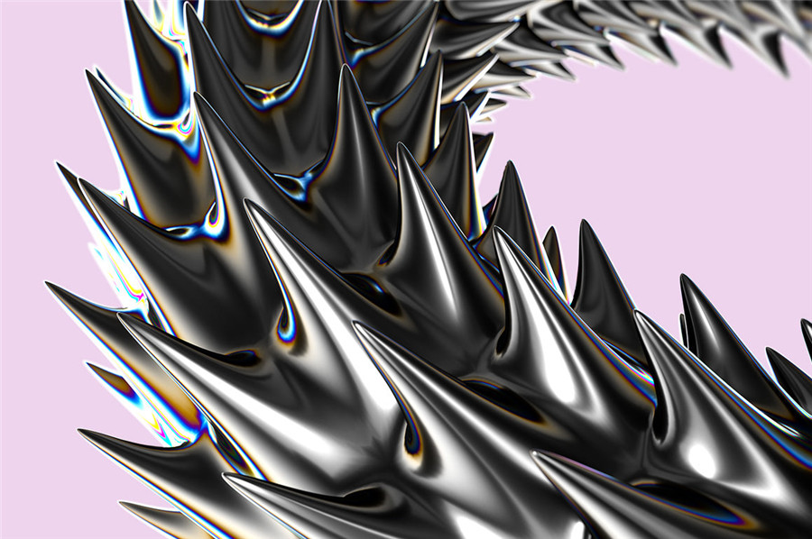 RuleByArt 酸性未来科幻立体三维3D金属有机尖齿异形酸性设计风格PNG设计素材 Ferrofluid Abstract Textures 图片素材 第4张-素材湾丨精选海外优质设计素材资源 RuleByArt 酸性未来科幻立体三维3D金属有机尖齿异形酸性设计风格PNG设计素材 Ferrofluid Abstract Textures 图片素材 sucaiwan.com