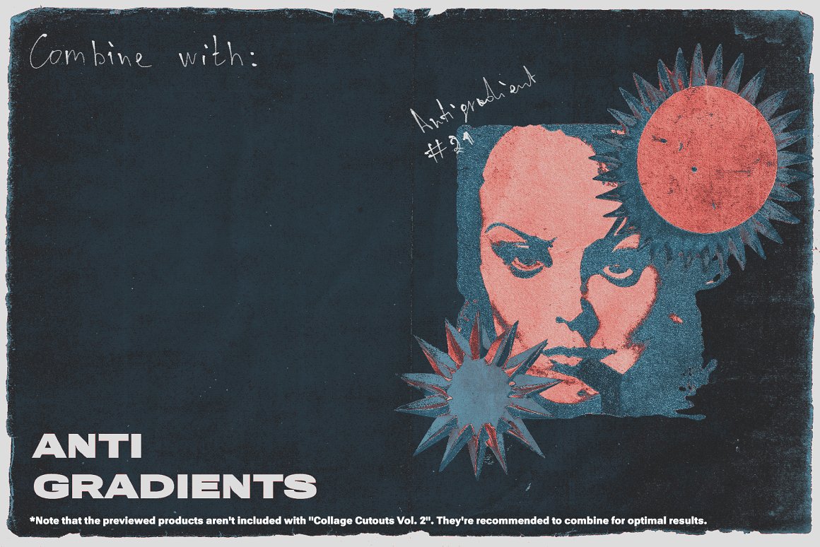 818个复古街头前卫运动传统仿旧剪贴纸纹理拼贴艺术素材合集包 Collage Cutouts Vol. 2 图片素材 第5张-素材湾丨精选海外优质设计素材资源 818个复古街头前卫运动传统仿旧剪贴纸纹理拼贴艺术素材合集包 Collage Cutouts Vol. 2 图片素材 sucaiwan.com