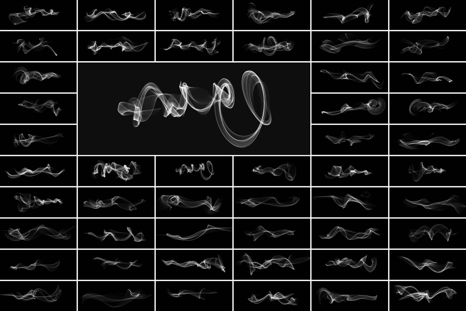 170个真实烟雾水滴特效PS笔刷套装 笔刷资源 sucaiwan.com