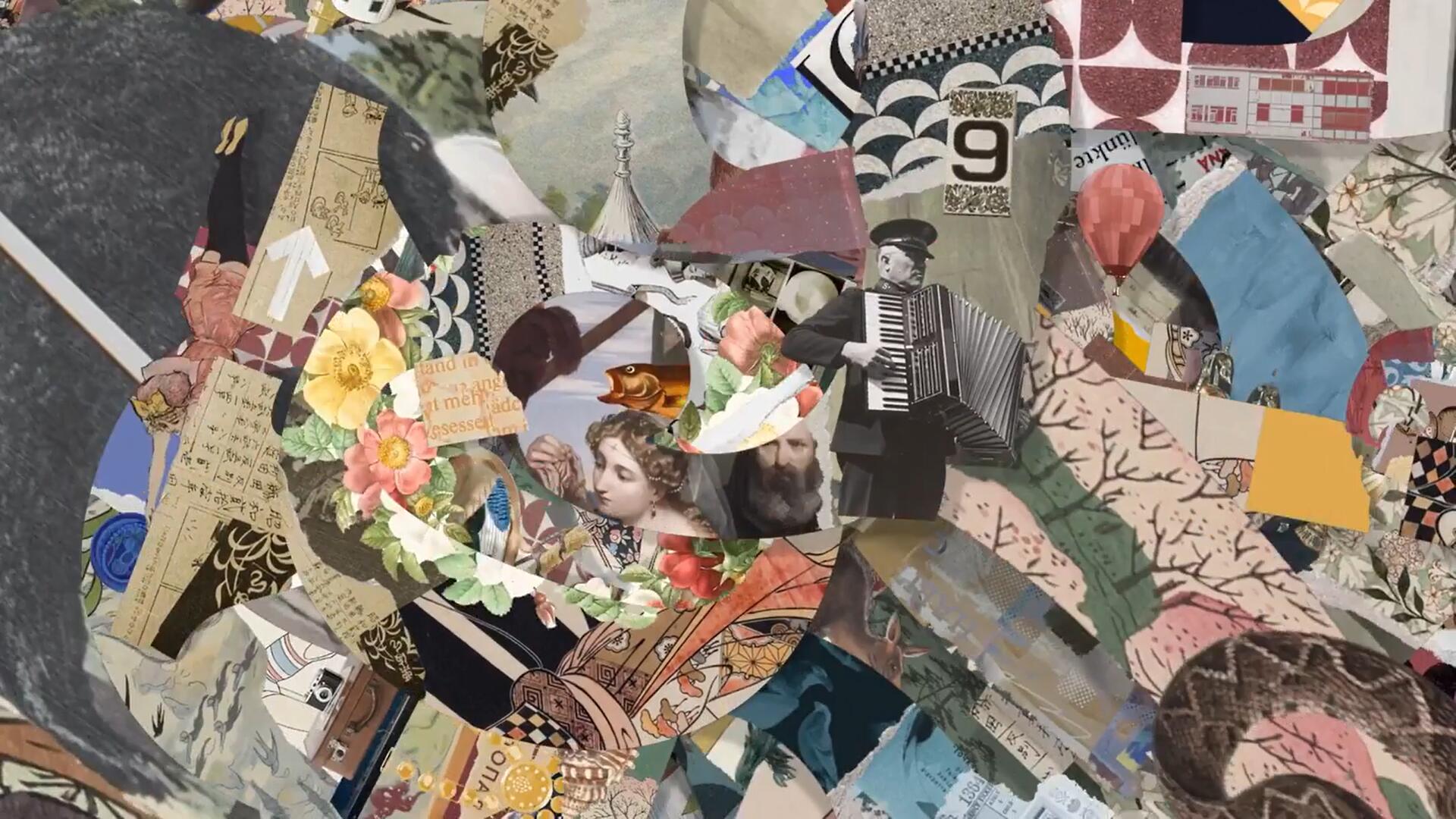 AE/PR模板：40个复古纸张拼贴艺术风格杂志纸张折痕撕纸无缝转场 Paper Collage Transitions . sucaiwan.com