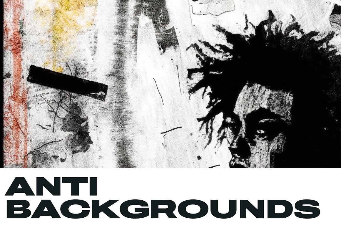 复古做旧涂鸦艺术抽象木炭笔墙面垃圾摇滚前卫背景肌理设计套装 Anti Backgrounds Vol. 2 . 第2张-素材湾丨精选海外优质设计素材资源 复古做旧涂鸦艺术抽象木炭笔墙面垃圾摇滚前卫背景肌理设计套装 Anti Backgrounds Vol. 2 . sucaiwan.com