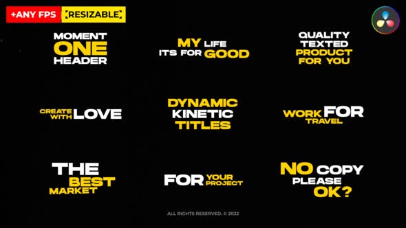 达芬奇预设：极简主义黑色粗体创意动态动力学排版标题 . sucaiwan.com