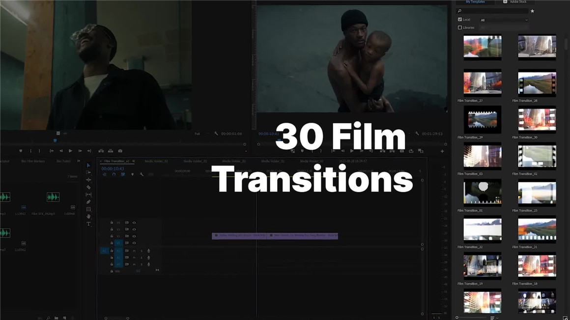 PR预设:30个老电影胶片打孔杂损划痕耀斑闪烁边框无缝转场 . 第4张-素材湾丨精选海外优质设计素材资源 PR预设:30个老电影胶片打孔杂损划痕耀斑闪烁边框无缝转场 . sucaiwan.com