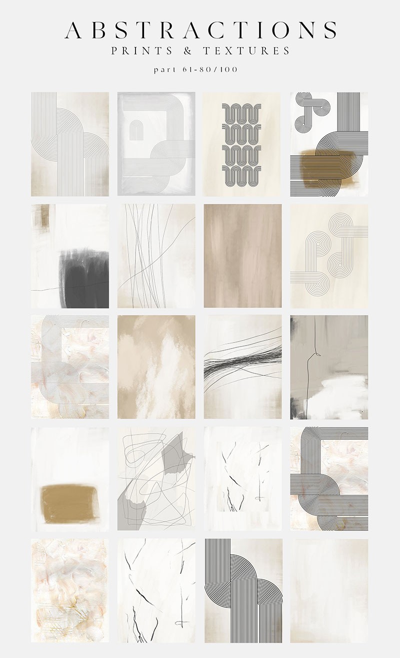130+复古抽象几何纹理背景图案 AI PNG格式 图片素材 sucaiwan.com