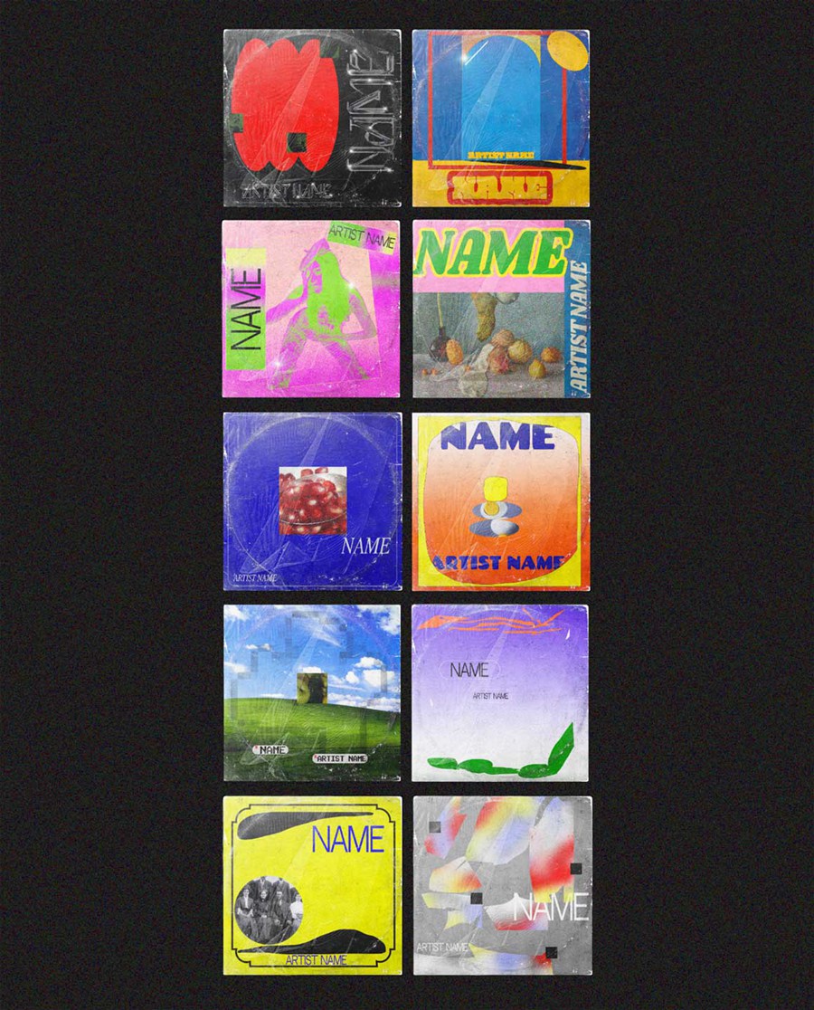 抽象流行摇滚金属嘻哈音乐CD专辑封面包装设计PSD模板 Album Cover Templates – 10 Pieces . 第8张-素材湾丨精选海外优质设计素材资源 抽象流行摇滚金属嘻哈音乐CD专辑封面包装设计PSD模板 Album Cover Templates – 10 Pieces . sucaiwan.com