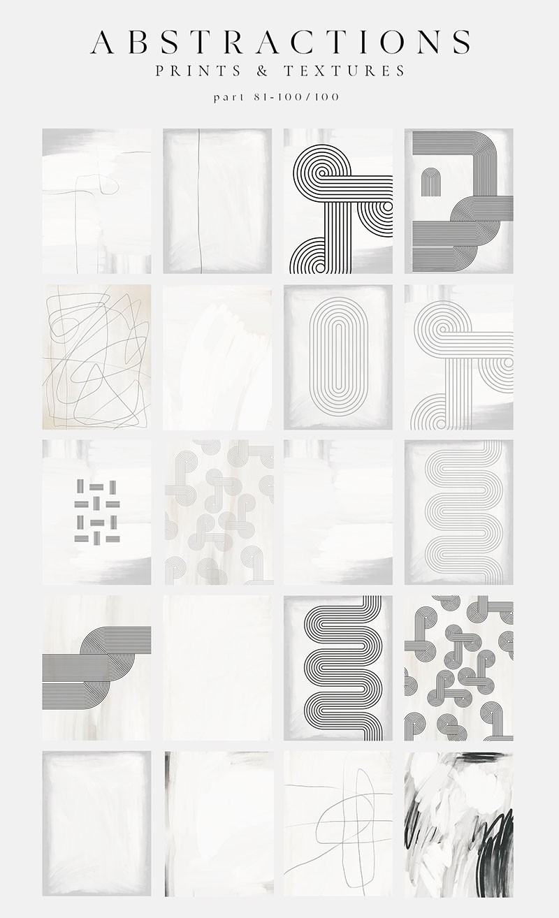 130+复古抽象几何纹理背景图案 AI PNG格式 图片素材 sucaiwan.com