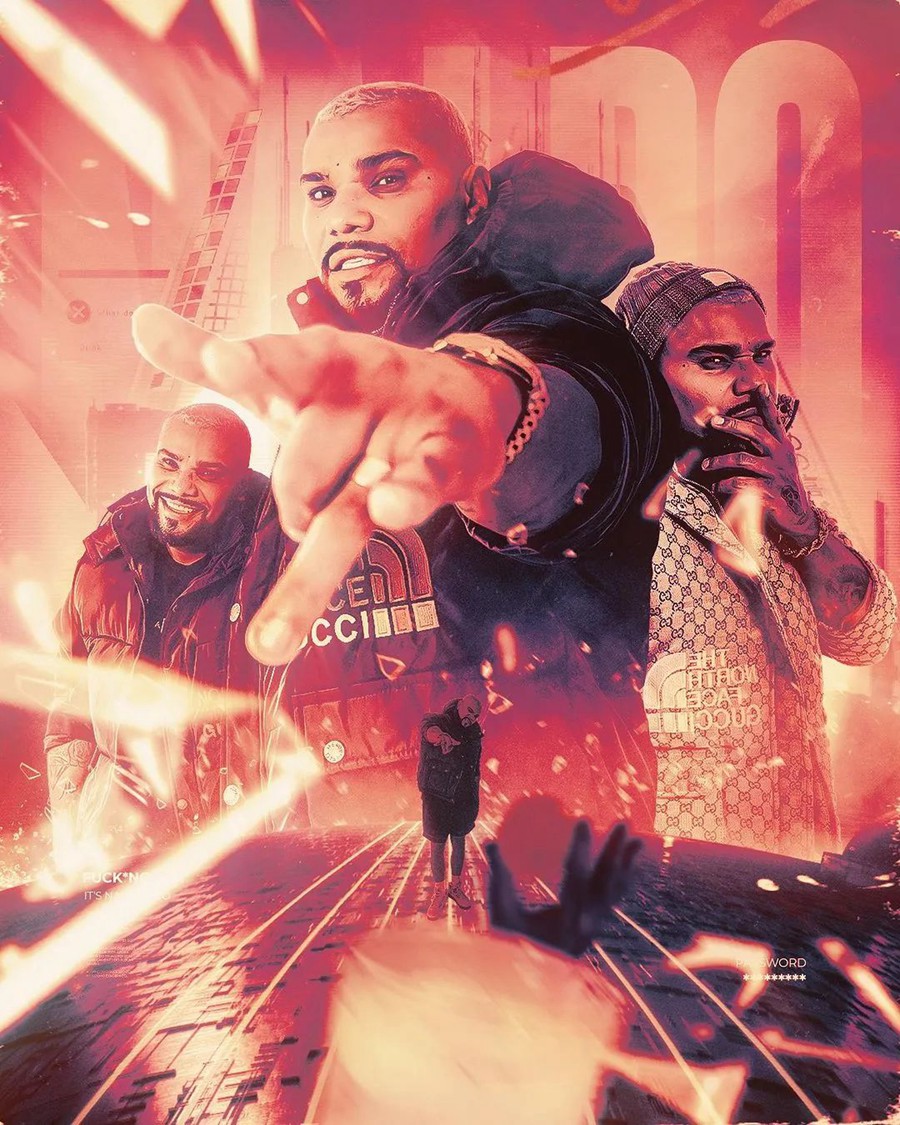 500多个千禧Y2K形状图形未来科幻材质人物海报封面包装PSD模板包 SELL TRAPSTAR 2.0 . sucaiwan.com