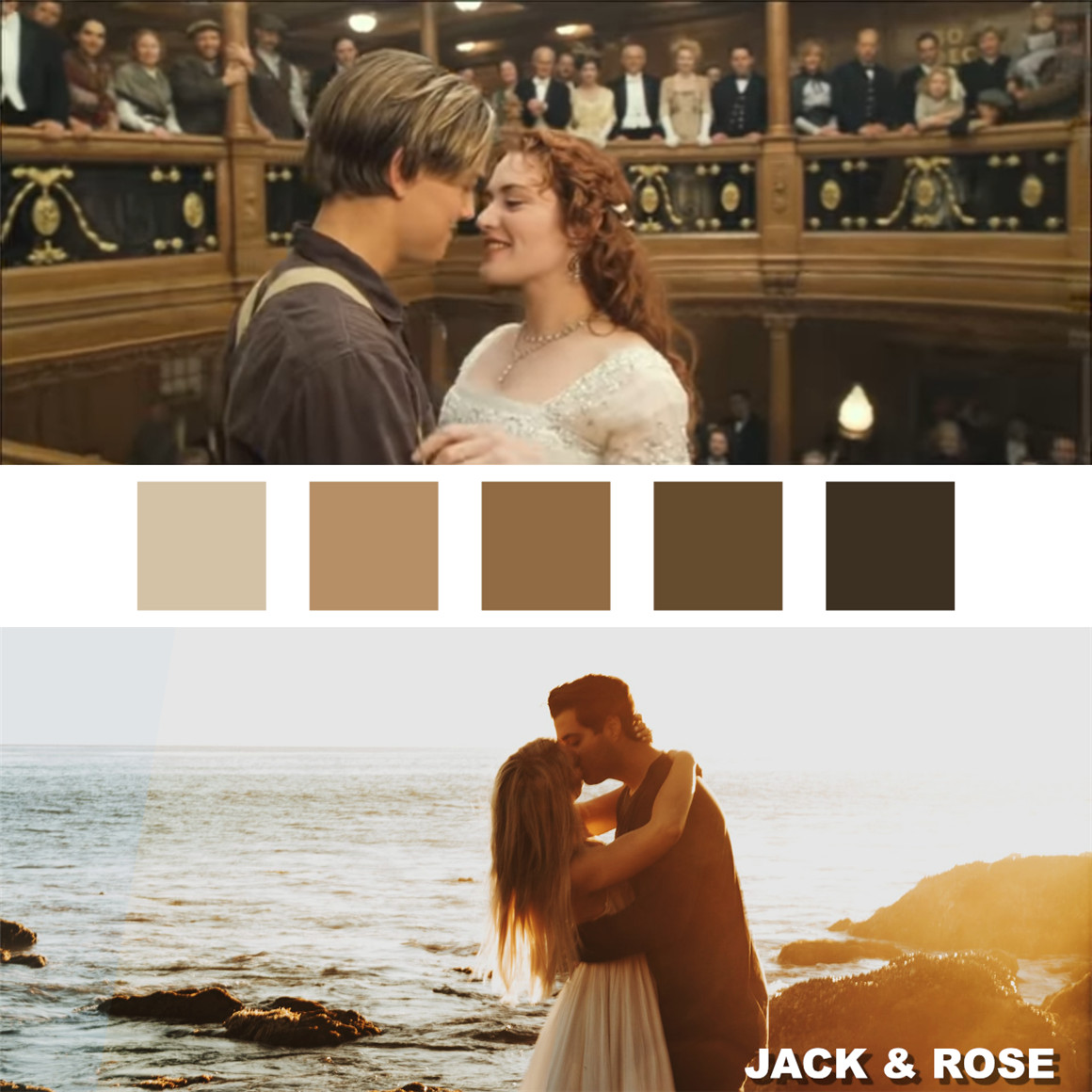 《泰坦尼克号》6种电影色彩模拟LUT调色预设包 Titanic | 6 LUTS for Photo or Video Editing . sucaiwan.com