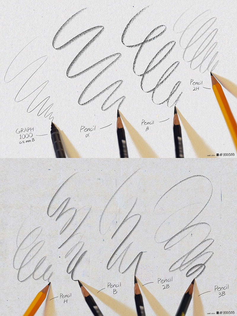 专业速写素描Procreate笔刷套装，附视频教程 笔刷资源 sucaiwan.com