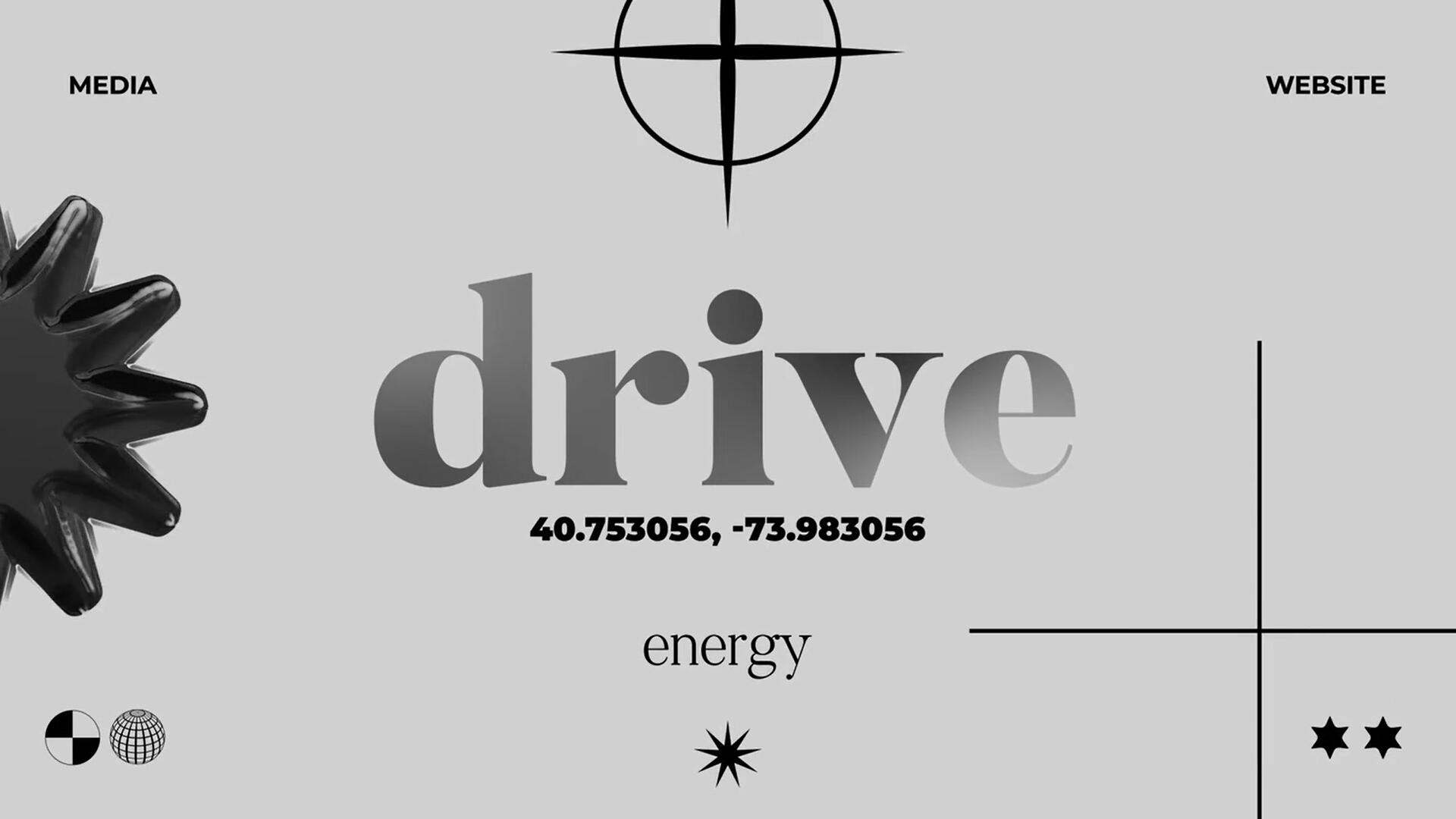 AE模板：新潮酸性优雅几何图形渐变背景抽象艺术设计模板素材 . sucaiwan.com