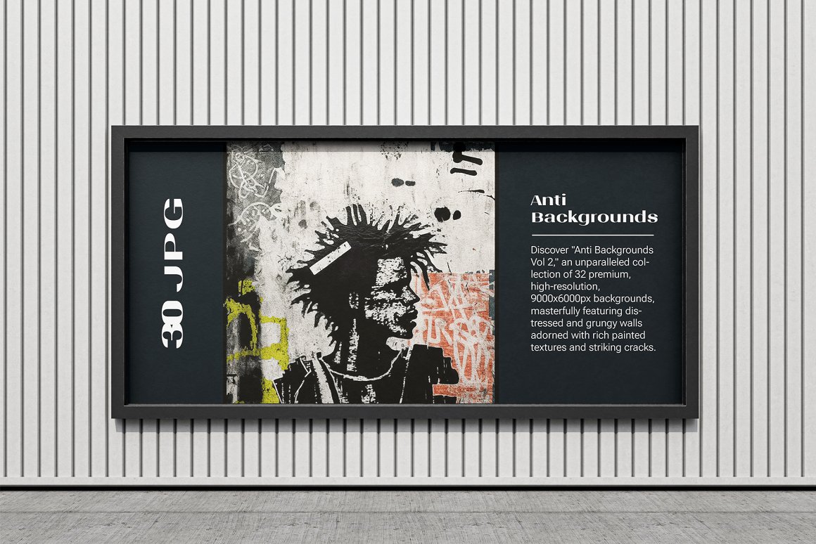复古做旧涂鸦艺术抽象木炭笔墙面垃圾摇滚前卫背景肌理设计套装 Anti Backgrounds Vol. 2 . 第6张-素材湾丨精选海外优质设计素材资源 复古做旧涂鸦艺术抽象木炭笔墙面垃圾摇滚前卫背景肌理设计套装 Anti Backgrounds Vol. 2 . sucaiwan.com