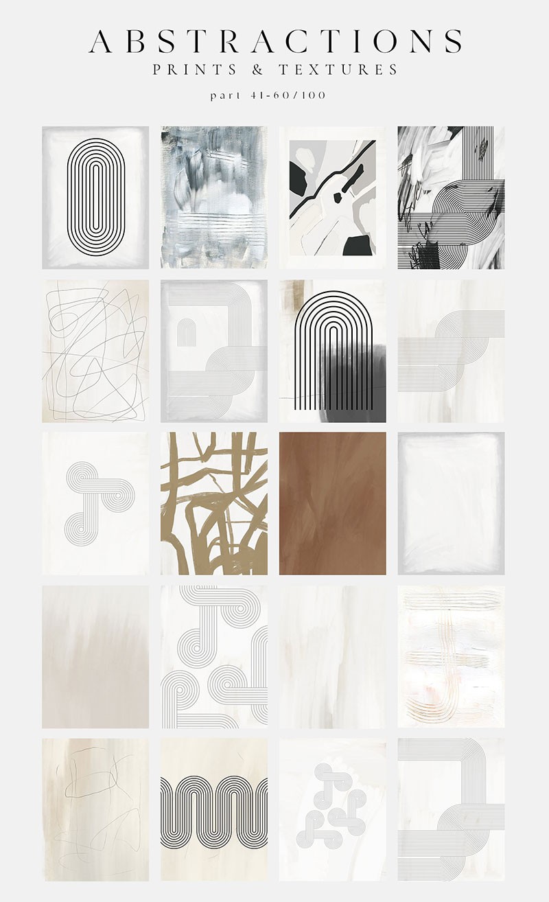 130+复古抽象几何纹理背景图案 AI PNG格式 图片素材 sucaiwan.com