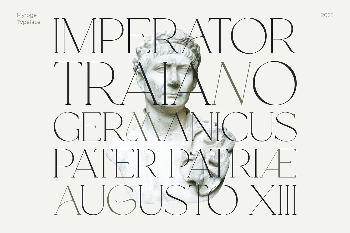 英文字体:优雅细腻奢华化杂志连字品牌海报封面排版衬线字体 MYROGE elegant & stylish serif 设计素材 第5张-素材湾丨精选海外优质设计素材资源 英文字体:优雅细腻奢华化杂志连字品牌海报封面排版衬线字体 MYROGE elegant & stylish serif 设计素材 sucaiwan.com