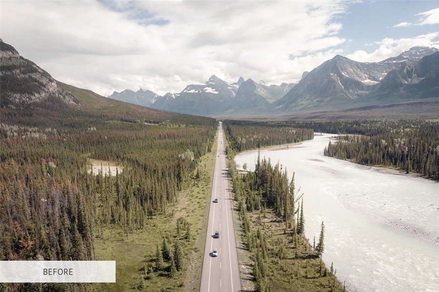 大疆Mavic Pro黑暗夜景风景旅拍LUTs调色预设 . sucaiwan.com