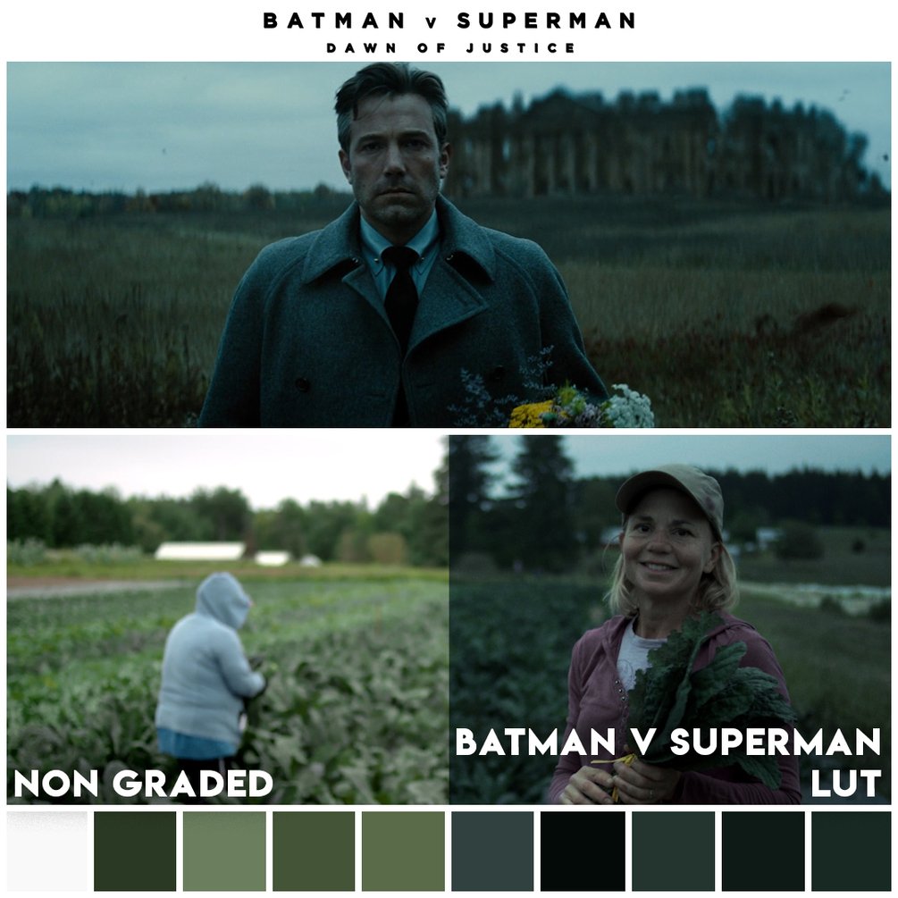 《蝙蝠侠大战超人：正义黎明》好莱坞电影LUT调色预设 插件预设 sucaiwan.com
