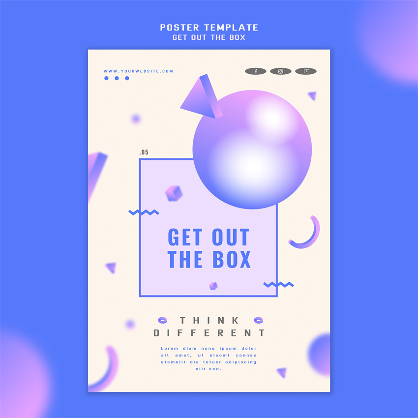 设计资源-3D立体PS海报设计模板合集 设计素材 sucaiwan.com