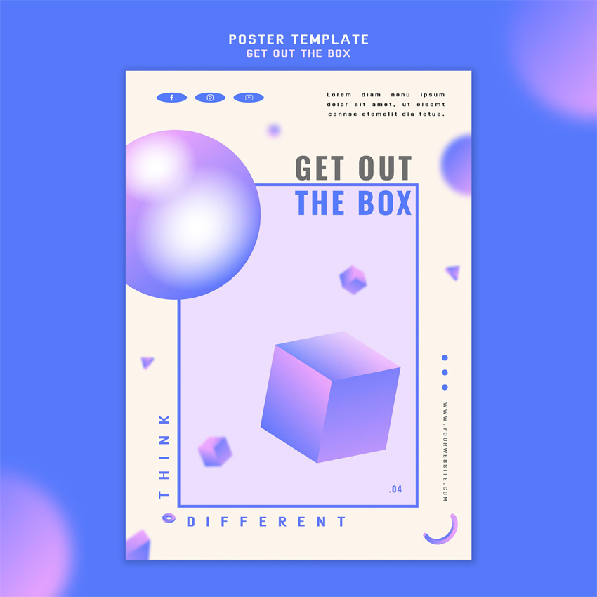 设计资源-3D立体PS海报设计模板合集 设计素材 sucaiwan.com