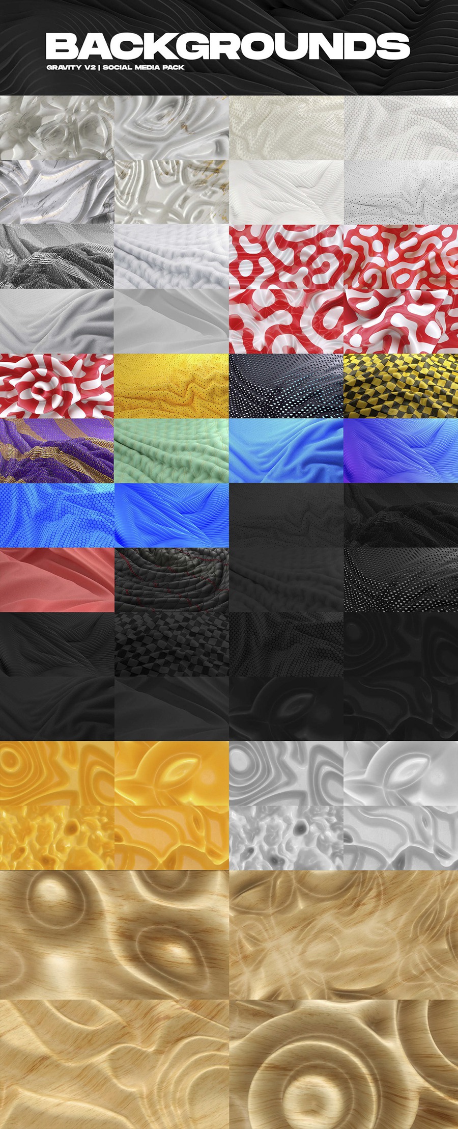 AE插件:550组波普艺术风3D多彩几何元素金渐变手心动能雕塑艺术风格素材包 Gravity V2 . 第5张-素材湾丨精选海外优质设计素材资源 AE插件:550组波普艺术风3D多彩几何元素金渐变手心动能雕塑艺术风格素材包 Gravity V2 . sucaiwan.com