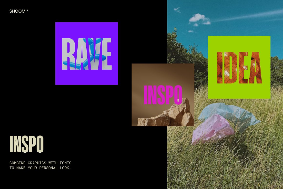 30个潮流INS风竖屏小红书时尚词语推文海报版式社交媒体PSD模板 . sucaiwan.com