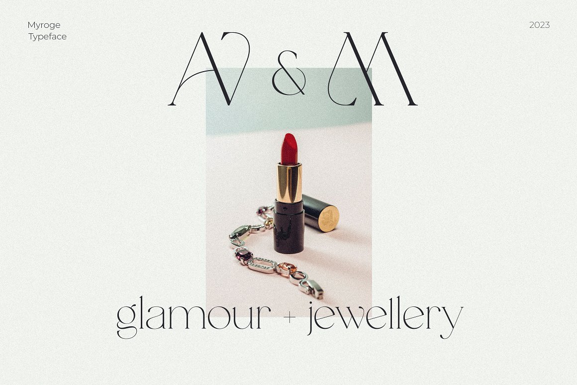 英文字体:优雅细腻奢华化杂志连字品牌海报封面排版衬线字体 MYROGE elegant & stylish serif 设计素材 第6张-素材湾丨精选海外优质设计素材资源 英文字体:优雅细腻奢华化杂志连字品牌海报封面排版衬线字体 MYROGE elegant & stylish serif 设计素材 sucaiwan.com