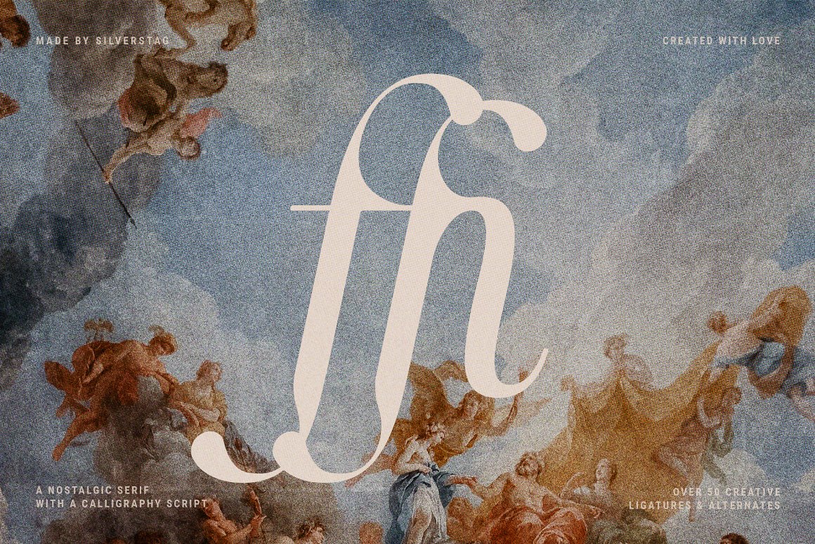 怀旧海报画册Logo标题衬线英文字体 Silver Garden Nostalgic Duo Font 设计素材 第16张-素材湾丨精选海外优质设计素材资源 怀旧海报画册Logo标题衬线英文字体 Silver Garden Nostalgic Duo Font 设计素材 sucaiwan.com