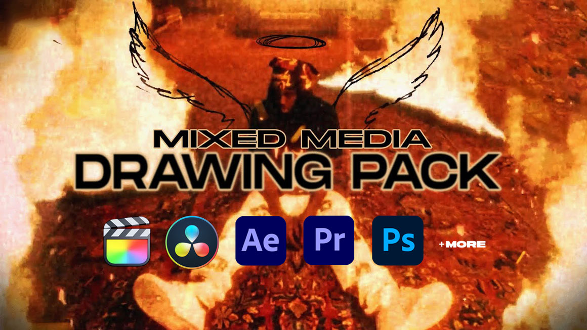 嘻哈美学说唱马克笔手绘涂鸦美学线条动态MV视频元素+PNG免扣套装 Mixed Media Drawing Pack 图片素材 第1张-素材湾丨精选海外优质设计素材资源 嘻哈美学说唱马克笔手绘涂鸦美学线条动态MV视频元素+PNG免扣套装 Mixed Media Drawing Pack 图片素材 sucaiwan.com