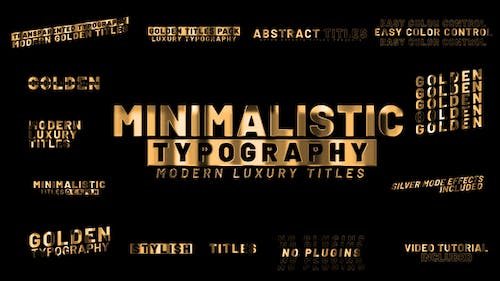 PR/AE模板：金色奥斯卡庆祝仪式电影奖项粒子标题排版 . sucaiwan.com