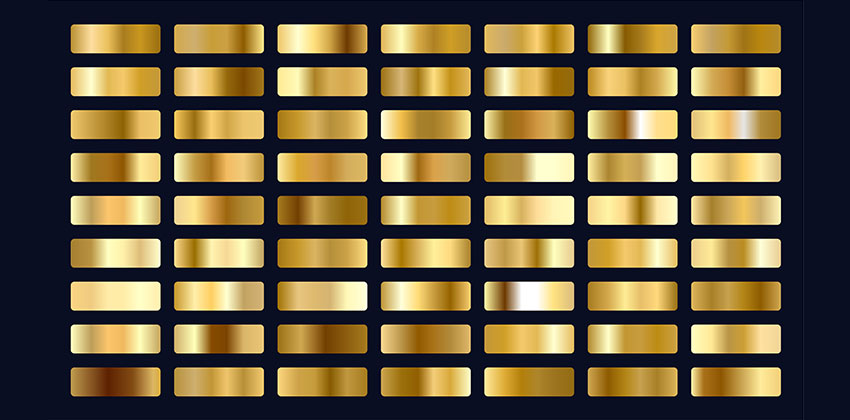 设计资源-5000款多彩金色银色渐变颜色设计素材合集 图片素材 sucaiwan.com